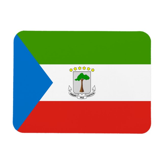 Equatorial Guinea Flag Magnet (Horizontal)