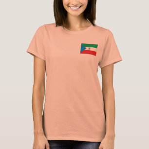 Equatorial Guinea Flag + Map T-Shirt