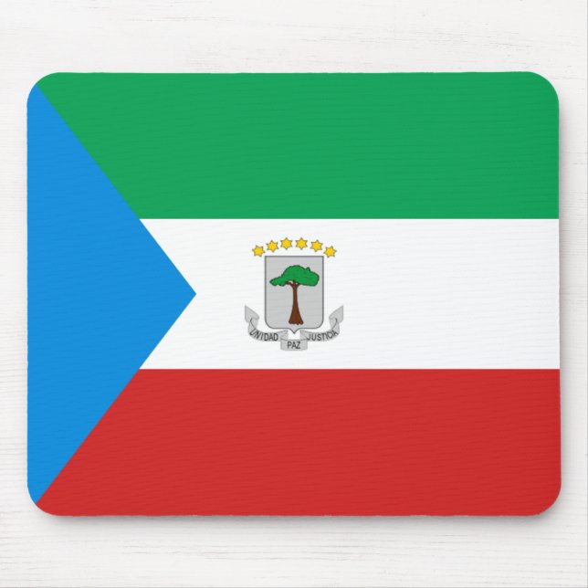 Equatorial Guinea Flag Mousepad (Front)