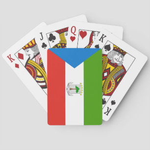 Equatorial Guinea Flag Playing Cards