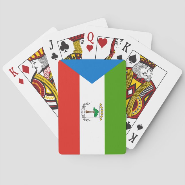 Equatorial Guinea Flag Playing Cards (Back)
