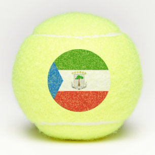 Equatorial Guinea Flag Tennis Balls