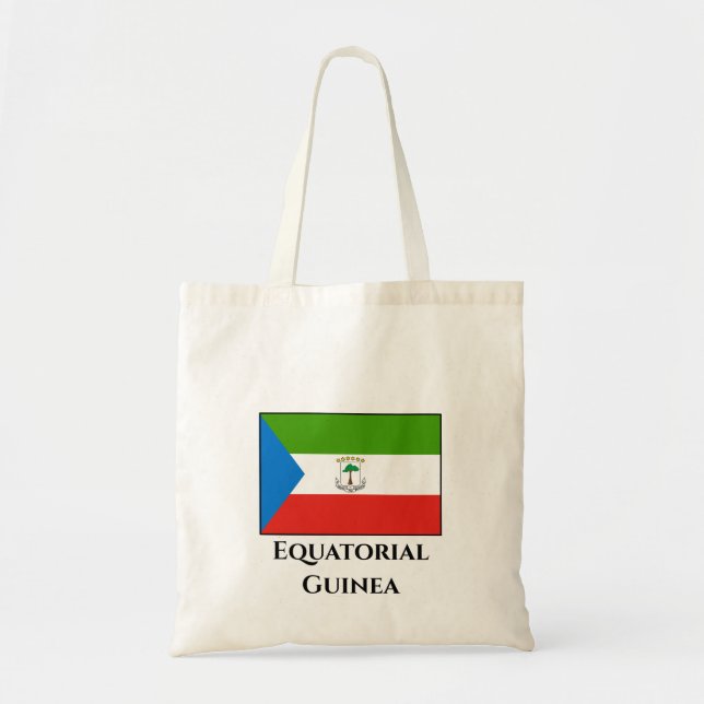 Equatorial Guinea Flag Tote Bag (Front)