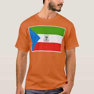 Equatorial Guinea Flag with vintage Equatoguinean  T-Shirt