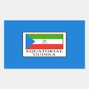 Equatorial Guinea Rectangular Sticker