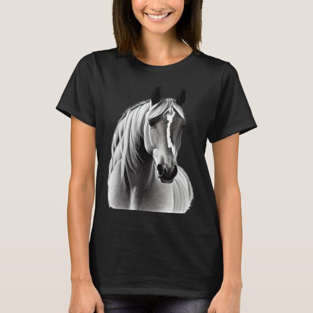 Equestrian And Horse  Who Ride Or Raise Ponies T-Shirt (Front)