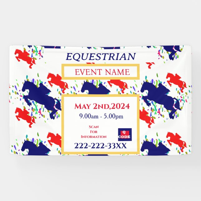 EQUESTRIAN  BANNER (Horizontal)