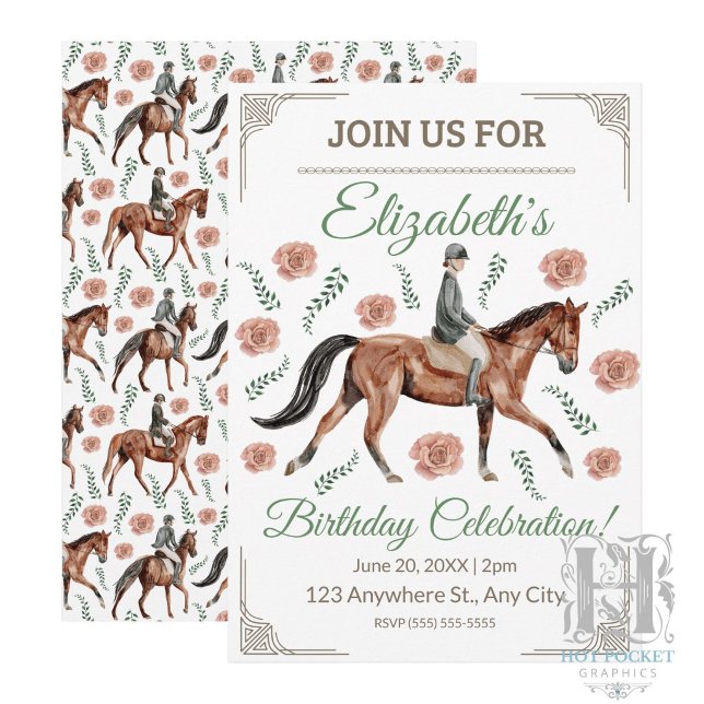 Equestrian Birthday Invitation (Creator Uploaded)