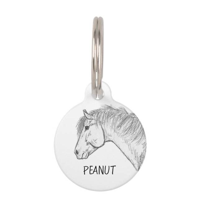 Equestrian Bridle Name Tag (Front)