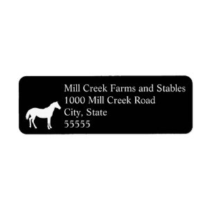 Equestrian Business Name White Horse Address
