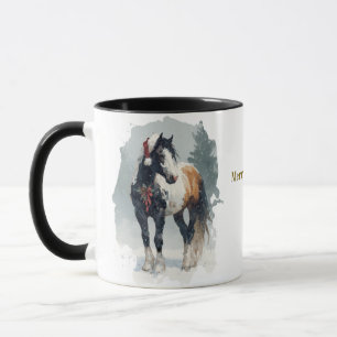 Equestrian Christmas Coffee Mug