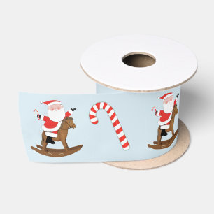 Equestrian Christmas Holiday Gift Satin Ribbon