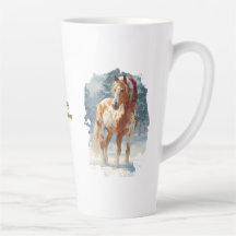 Equestrian Christmas Latte Mug