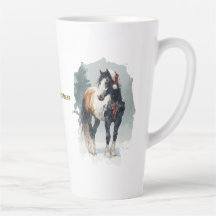 Equestrian Christmas Latte Mug
