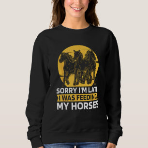 Equestrian Cool  Horseback Horse Riding Sweatshirt
