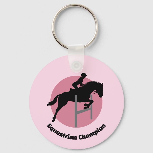 Equestrian Design  Key Ring (Front)