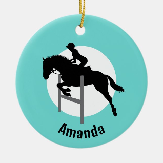 Equestrian Design Ornament (Front)