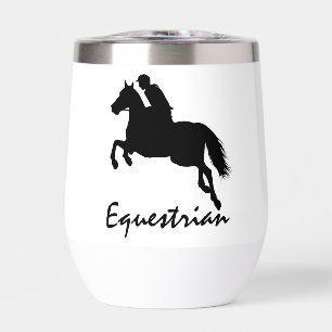 Equestrian Design Thermal Wine Tumbler