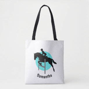 Equestrian Design Tote Bag
