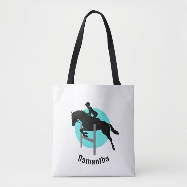 Equestrian Design  Tote Bag (Front)