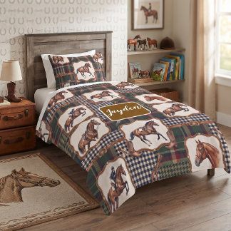 Equestrian Fleece Blanket