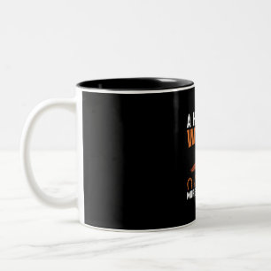 Equestrian Gift A Horse Is Worth Two-Tone Coffee Mug