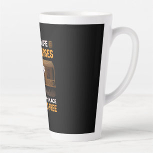 Equestrian Gift   Farm Life Love Horses Latte Mug