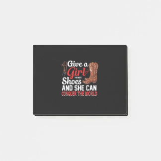 Equestrian Gift | Give A Girl Shoes Post-it Notes