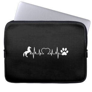 Equestrian Gifts For Girls Horse Cat And Dog Paw H Laptop Sleeve