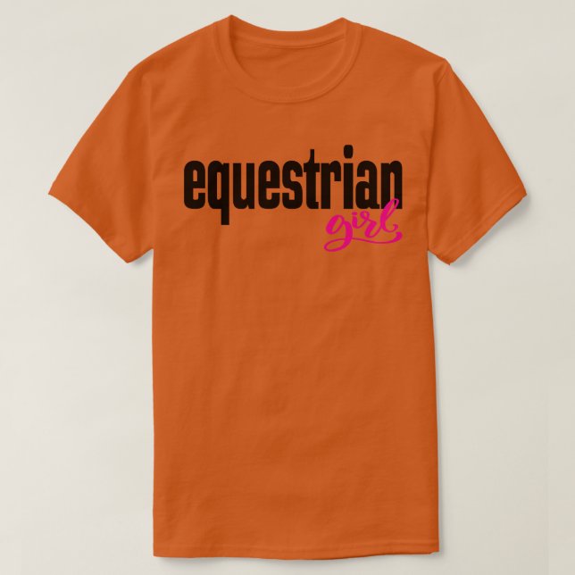 Equestrian Girl T-Shirt (Design Front)