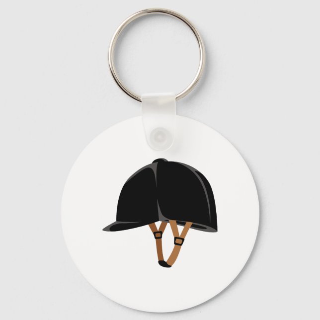 Equestrian Helmet Key Ring (Front)