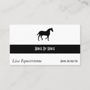 Equestrian Horse Business Card
