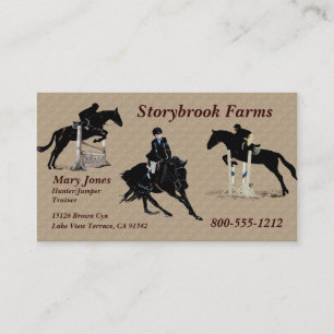 Equestrian Horse Business Cards