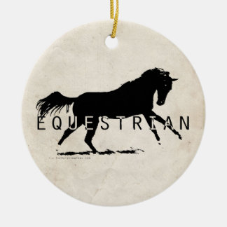 Equestrian Horse Ceramic Tree Decoration