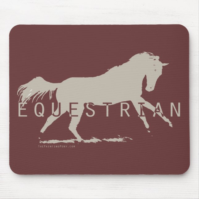 Equestrian Horse Mouse Pad (Front)