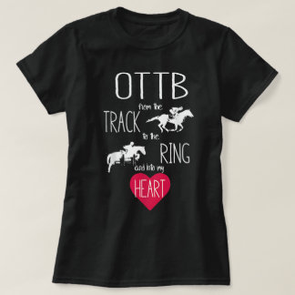 Equestrian Horse Off Track Thoroughbred Horse T-Shirt