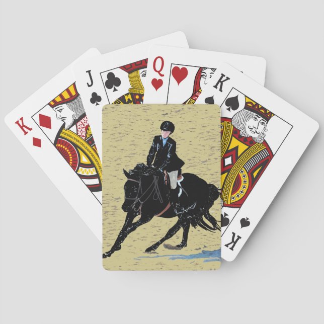 Equestrian Horse Playing Cards (Back)