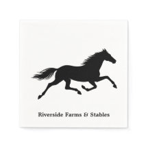 Equestrian Horse Stable Name White
