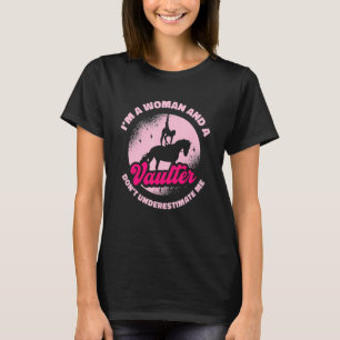 Equestrian Horse Vaulting Vaulter Horseback Riding T-Shirt