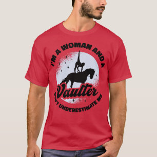 Equestrian Horse Vaulting Vaulter Horseback Riding T-Shirt