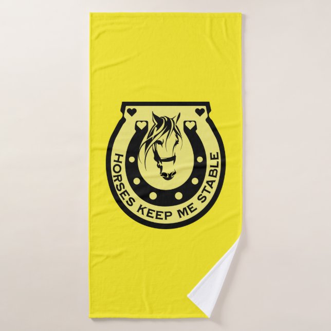 Equestrian Horseback Riders Bath Towel (Bath Towel)
