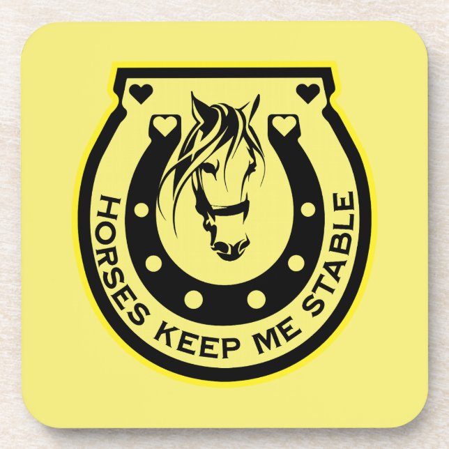 Equestrian Horseback Riders Coaster (Front)