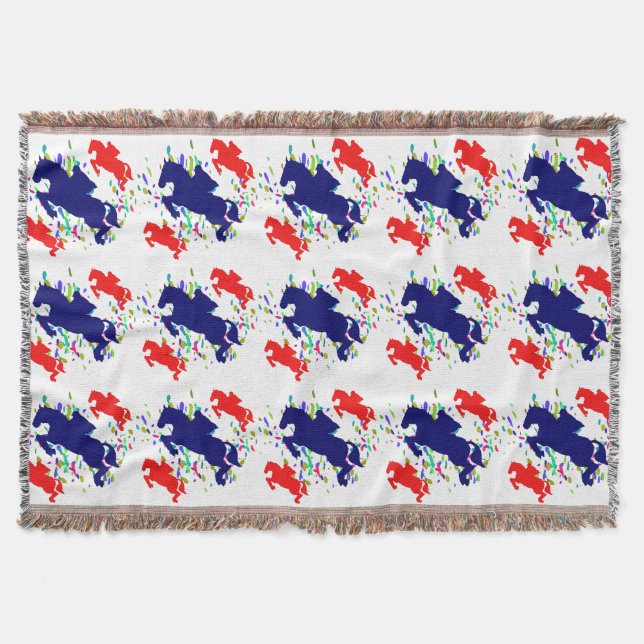 EQUESTRIAN   INCIPIO   THROW BLANKET (Front)