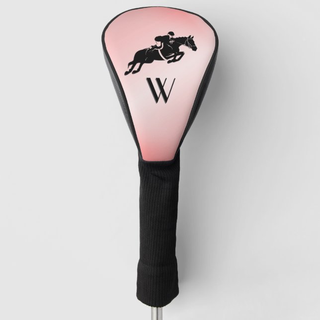 Equestrian Jumper Golf Head Cover (Front)