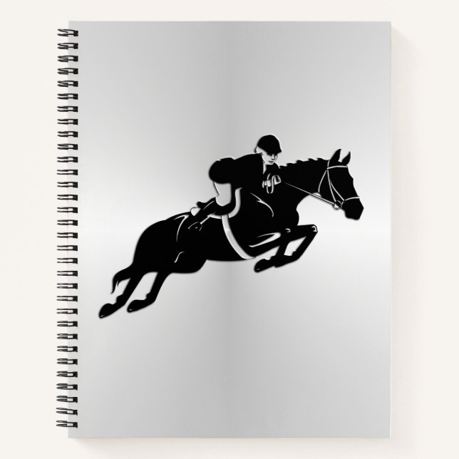 Equestrian Jumper Notebook (Front)