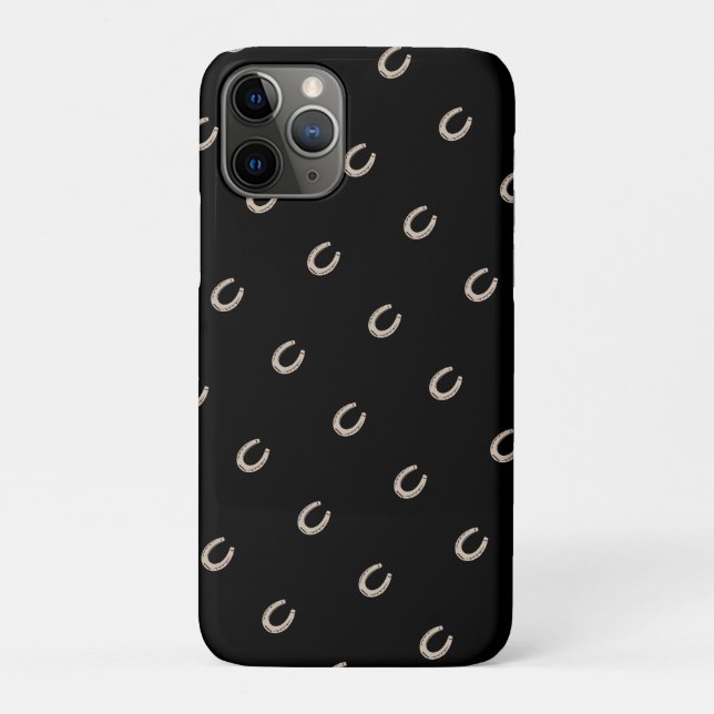 Equestrian Lucky Horse Shoe Pattern Case-Mate iPhone Case (Back)