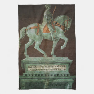 Equestrian Monument to Sir John Hawkwood, Uccello Tea Towel