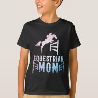 Equestrian Mum Art For Girls Horseback Riding Hors