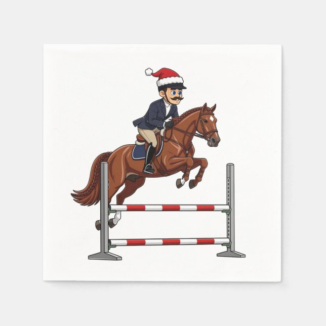 Equestrian Nutcracker Christmas 2026 Holiday   Napkin (Front)