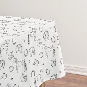 Equestrian Pattern  Tablecloth